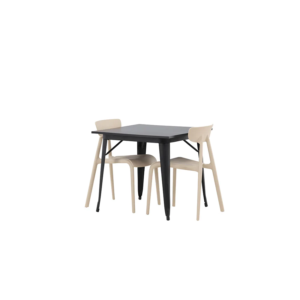 Matgrupp Venture Home Tempe 80 cm med 2 Ursholmen Stolar