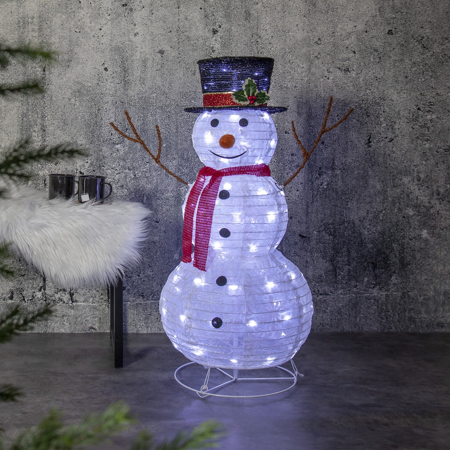 Utomhusdekoration Star Trading Tecidy Snög LV