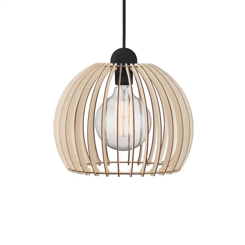 Taklampa Nordlux Chino E27 Trä