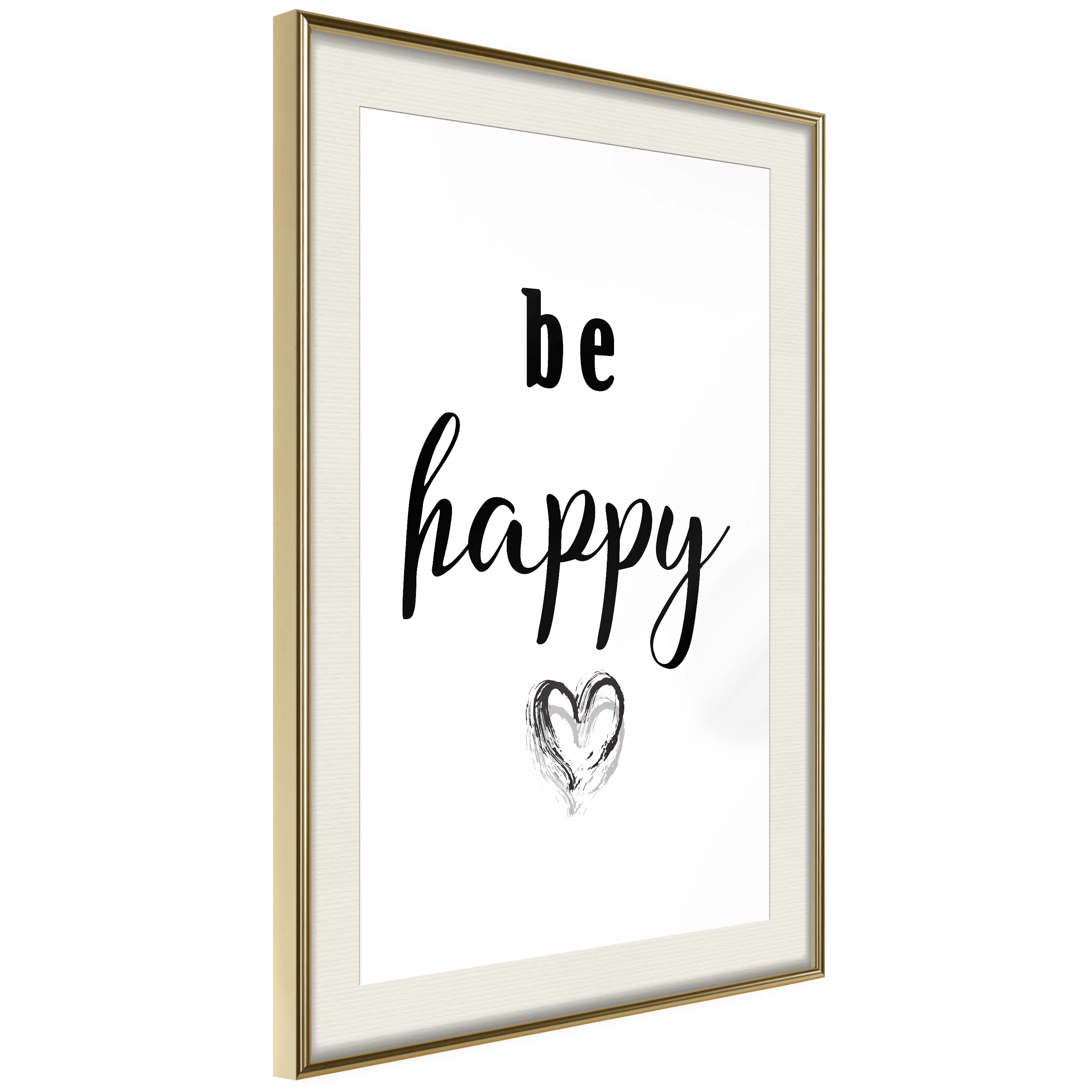Poster Artgeist Affisch Be Happy