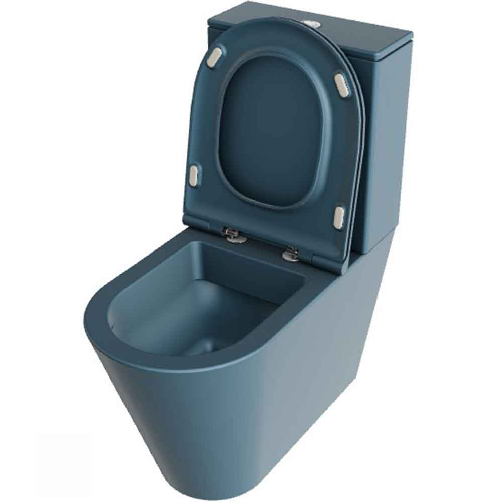 Forma Golvstående Toalettstol, Royal Blue