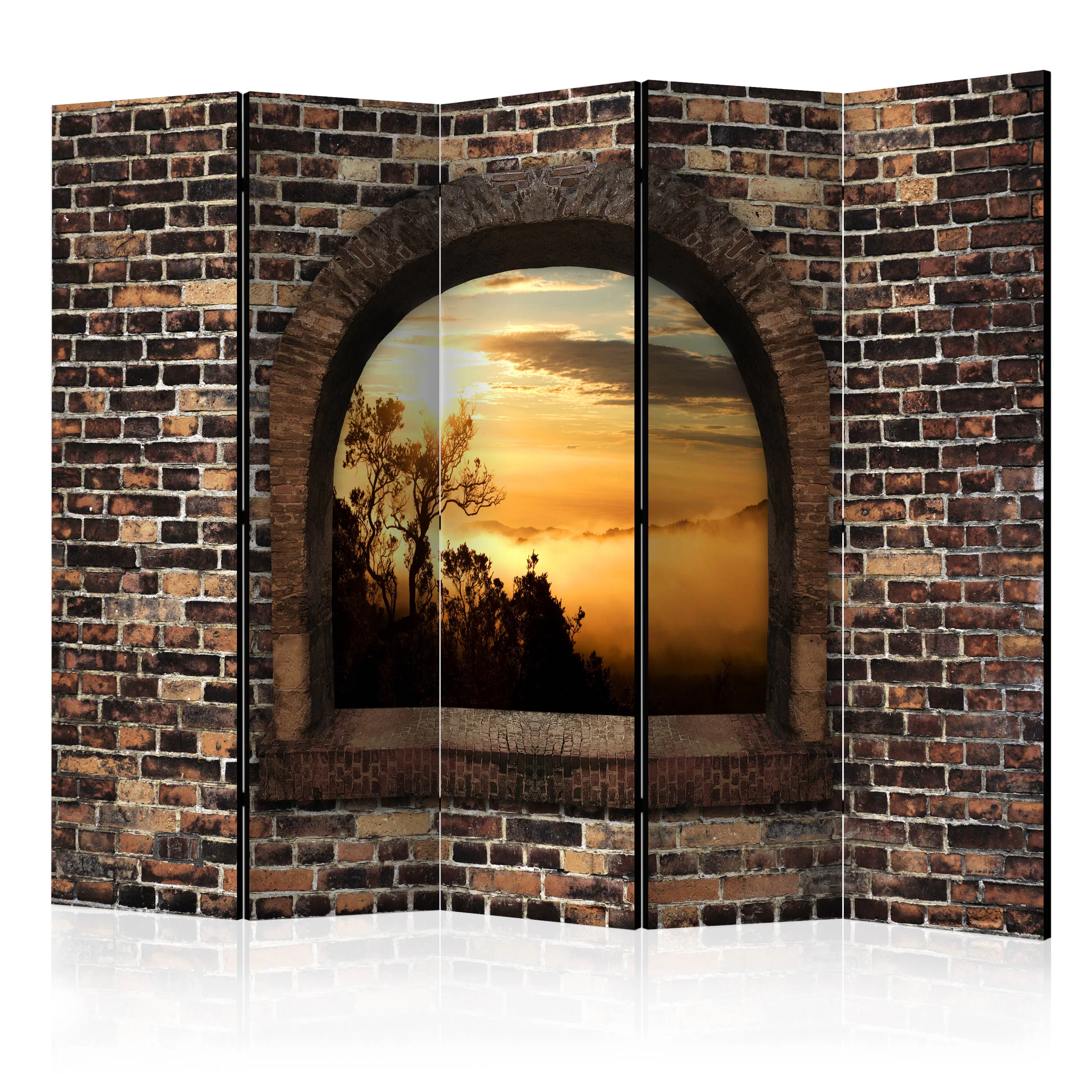 Rumsavdelare Skärmvägg Arkiio Stony Window Morning Mist II 225x172 cm