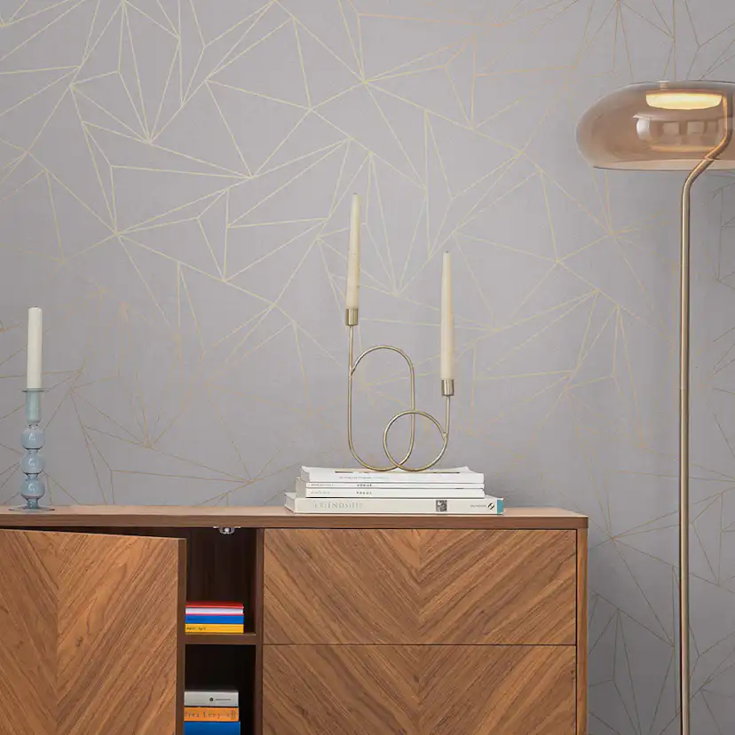 Tapet NEXT Scatter Geo Grey