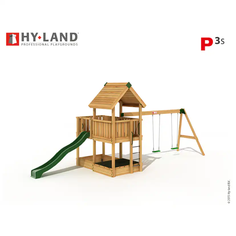 Klätterställning Hy-Land Projekt 3 + Swingmodul