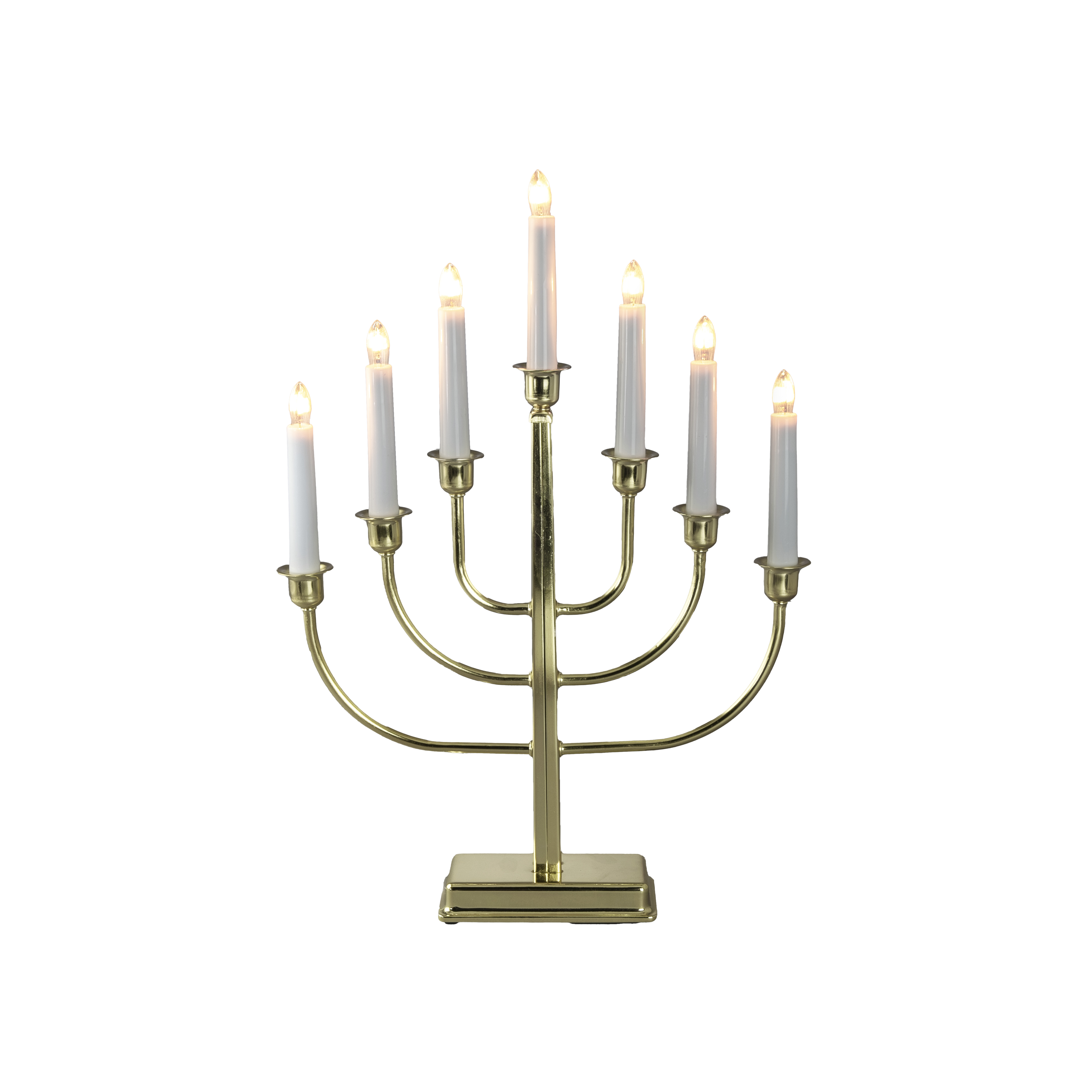 Adventsljusstake Gnosjö Konstsmide Basic Metalljusstake 7 Ljus