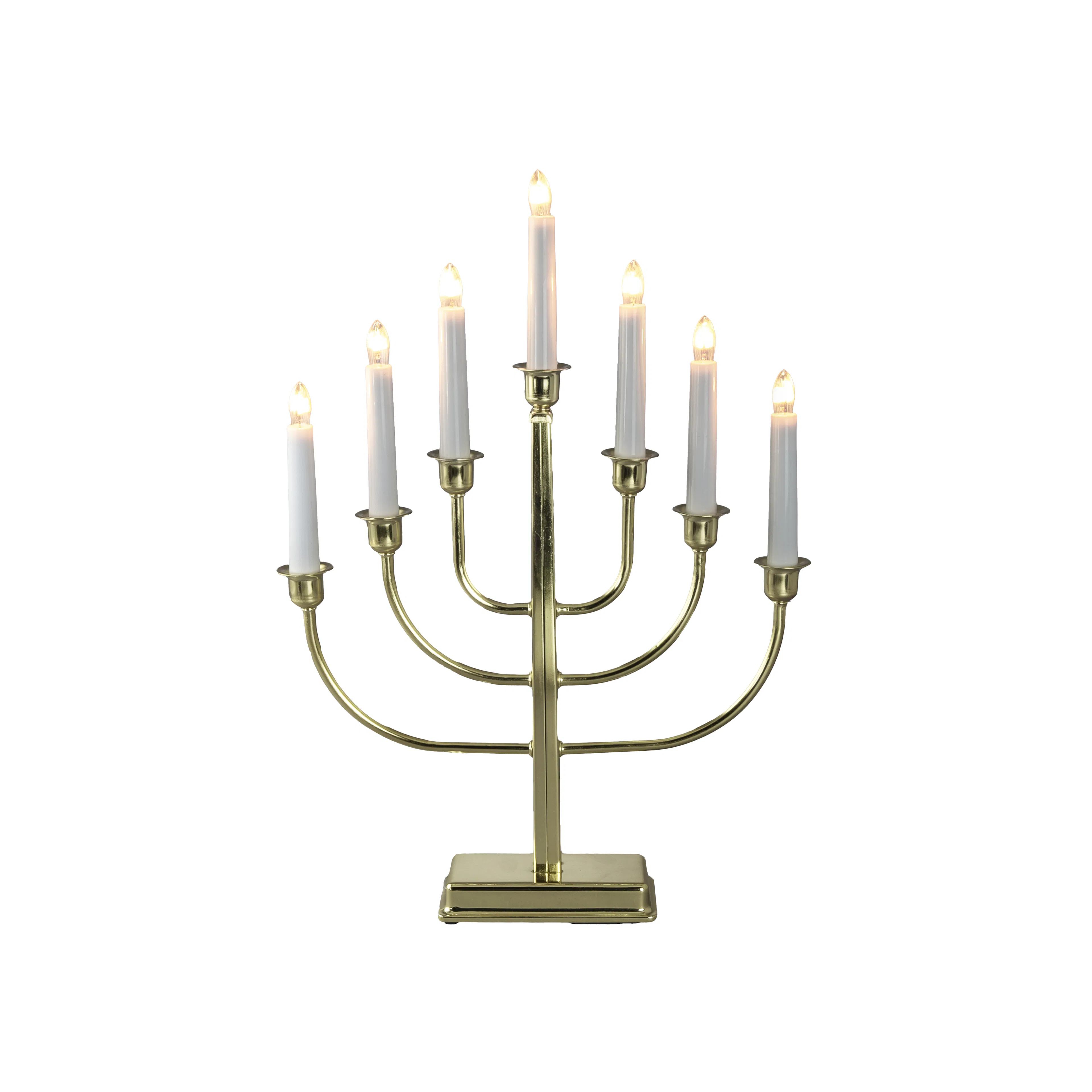 Adventsljusstake Gnosjö Konstsmide Basic Metalljusstake 7 Ljus