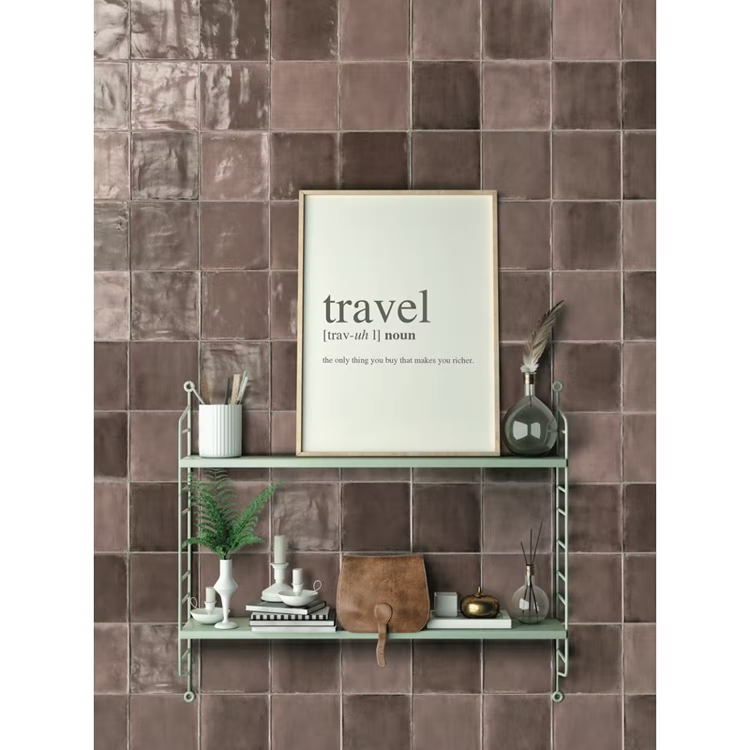 Kakel Konradssons Tsquare Pink Powder Blank 15x15 cm
