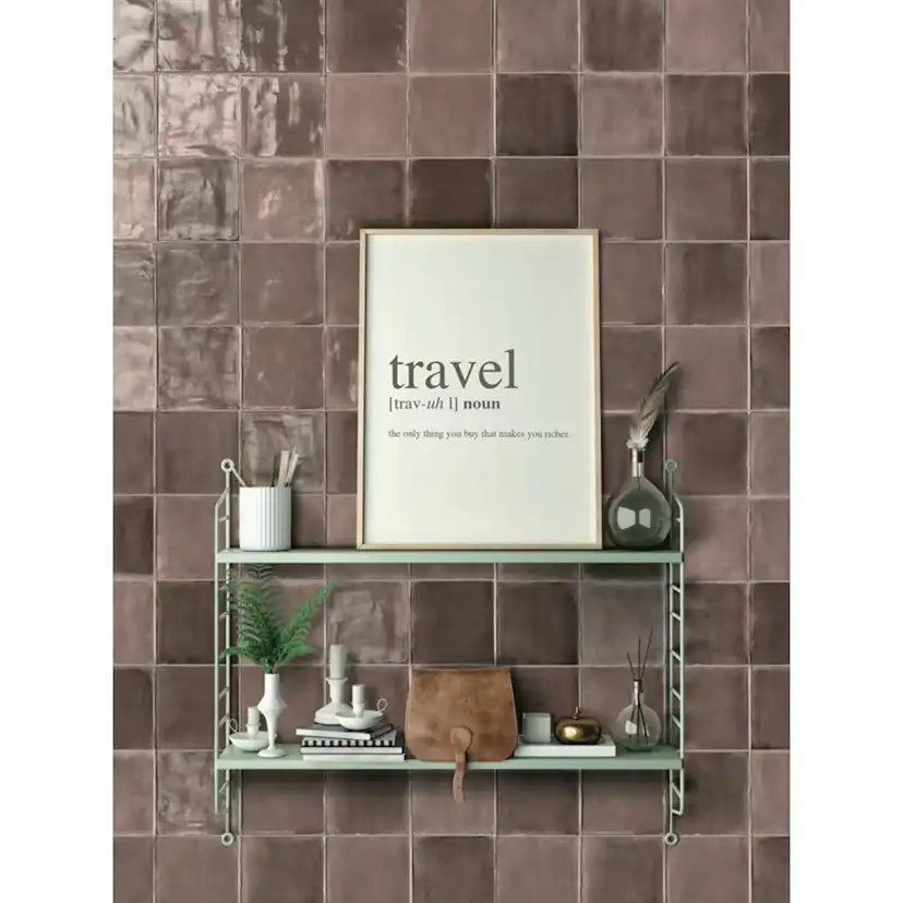 Kakel Konradssons Tsquare Pink Powder Blank 15x15 cm