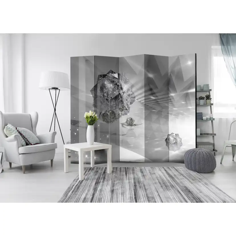 Rumsavdelare Skärmvägg Arkiio Abstract Greyness II 225x172 cm