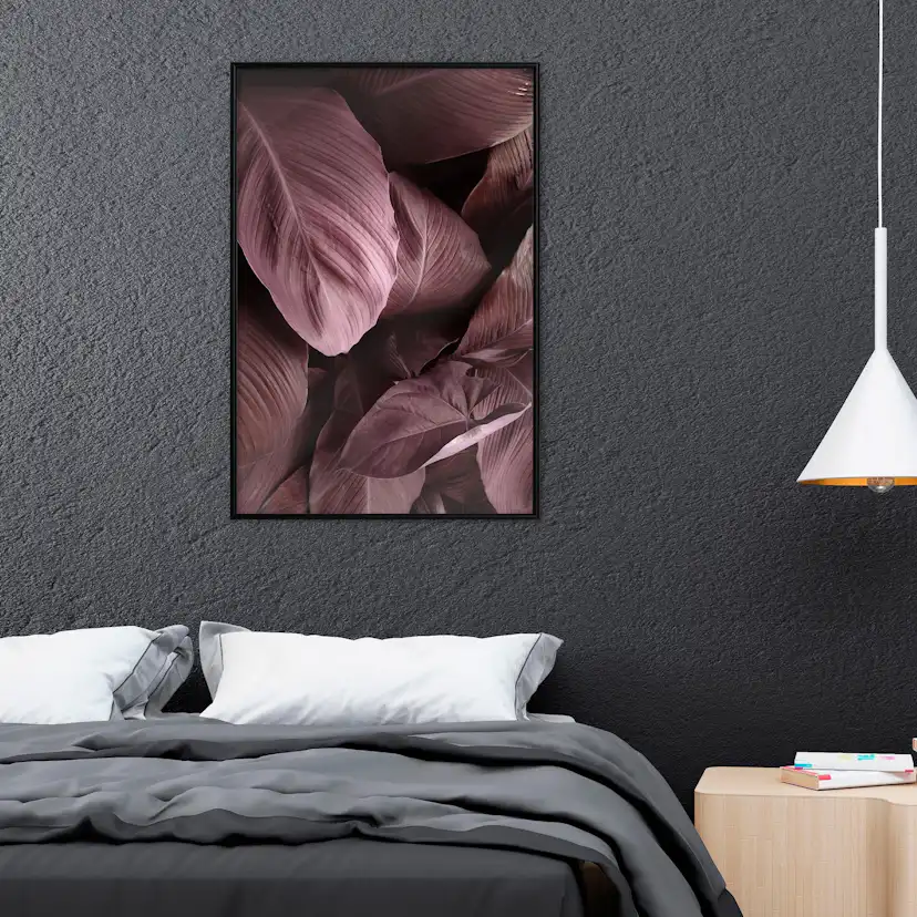 Poster Artgeist Affisch Velvet Leaves