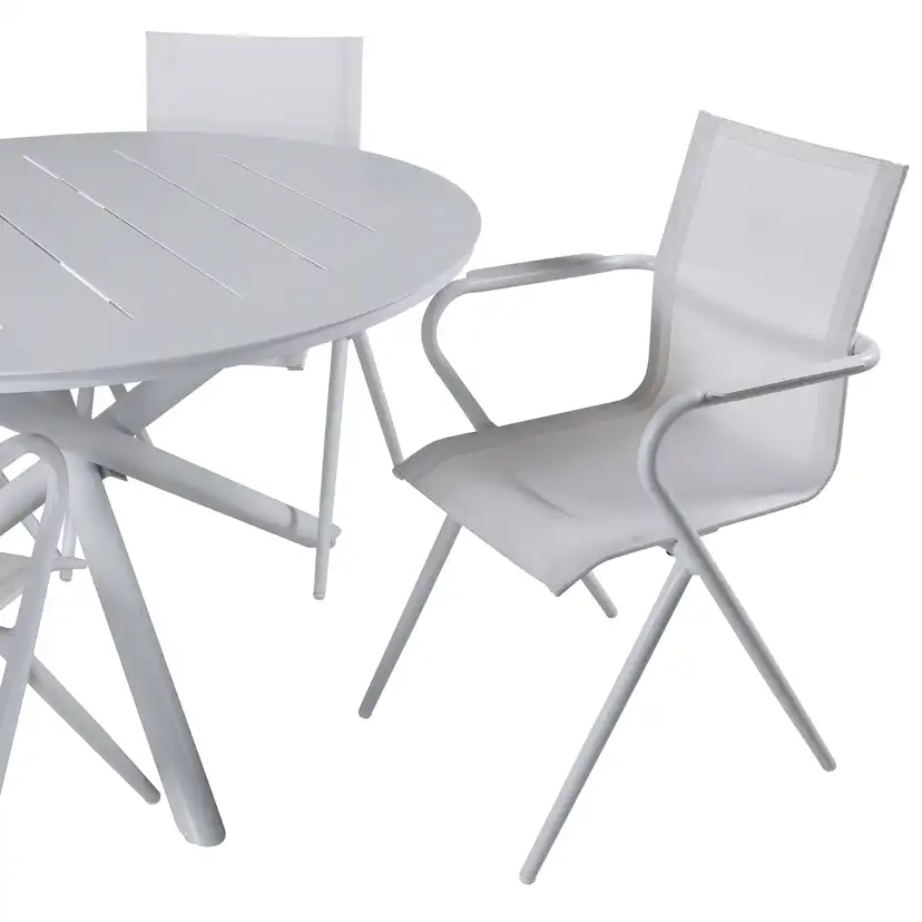 Matgrupp Venture Home Ande med 4 Sally Matstolar