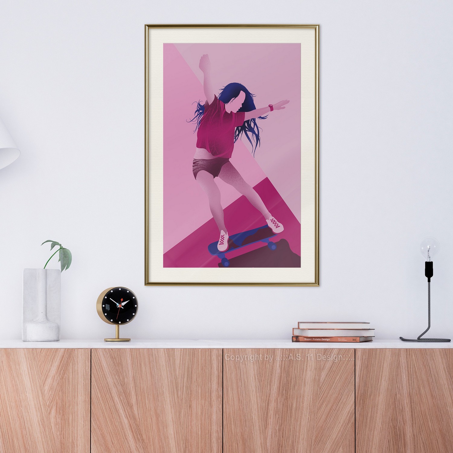 Poster Artgeist Affisch Powerslide