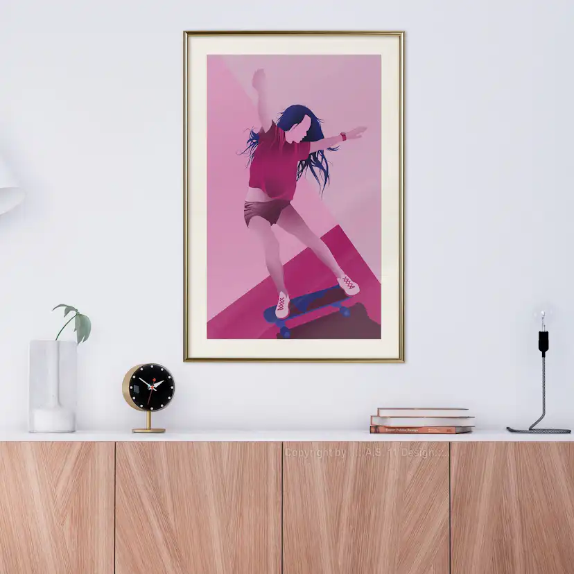 Poster Artgeist Affisch Powerslide