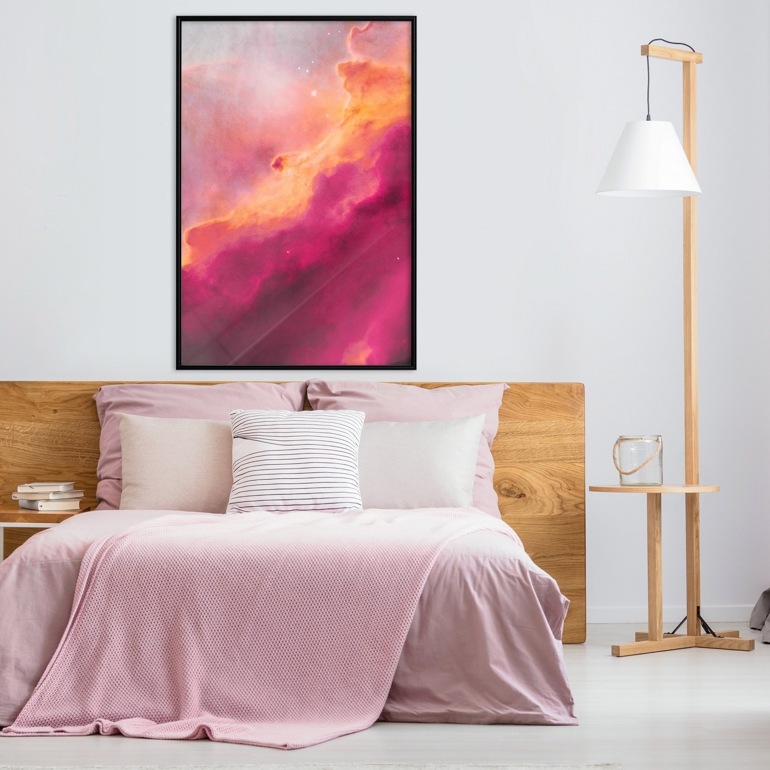Poster Artgeist Affisch Pink Nebula