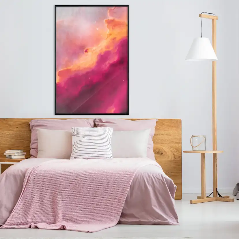 Poster Artgeist Affisch Pink Nebula