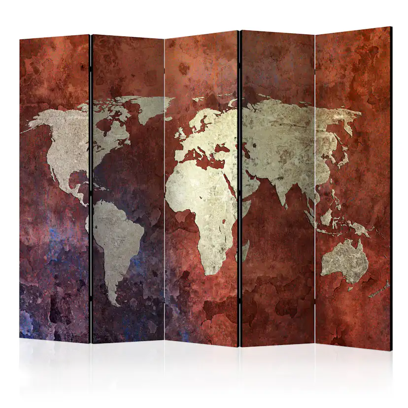 Rumsavdelare Skärmvägg Arkiio Iron Continents II 225x172 cm