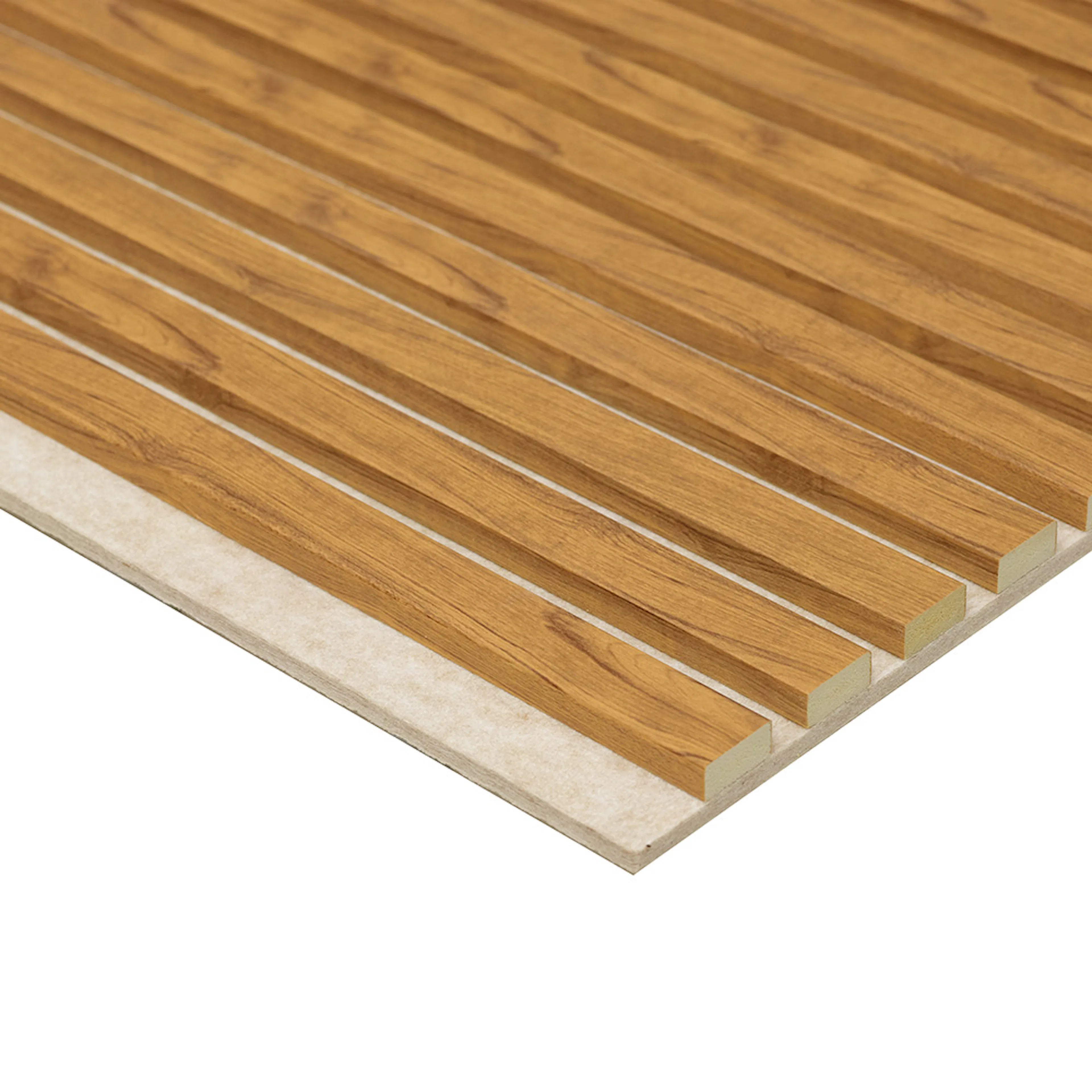 Akustikpanel SPA Valnöt beige filt 2680x615x24 Valnöt