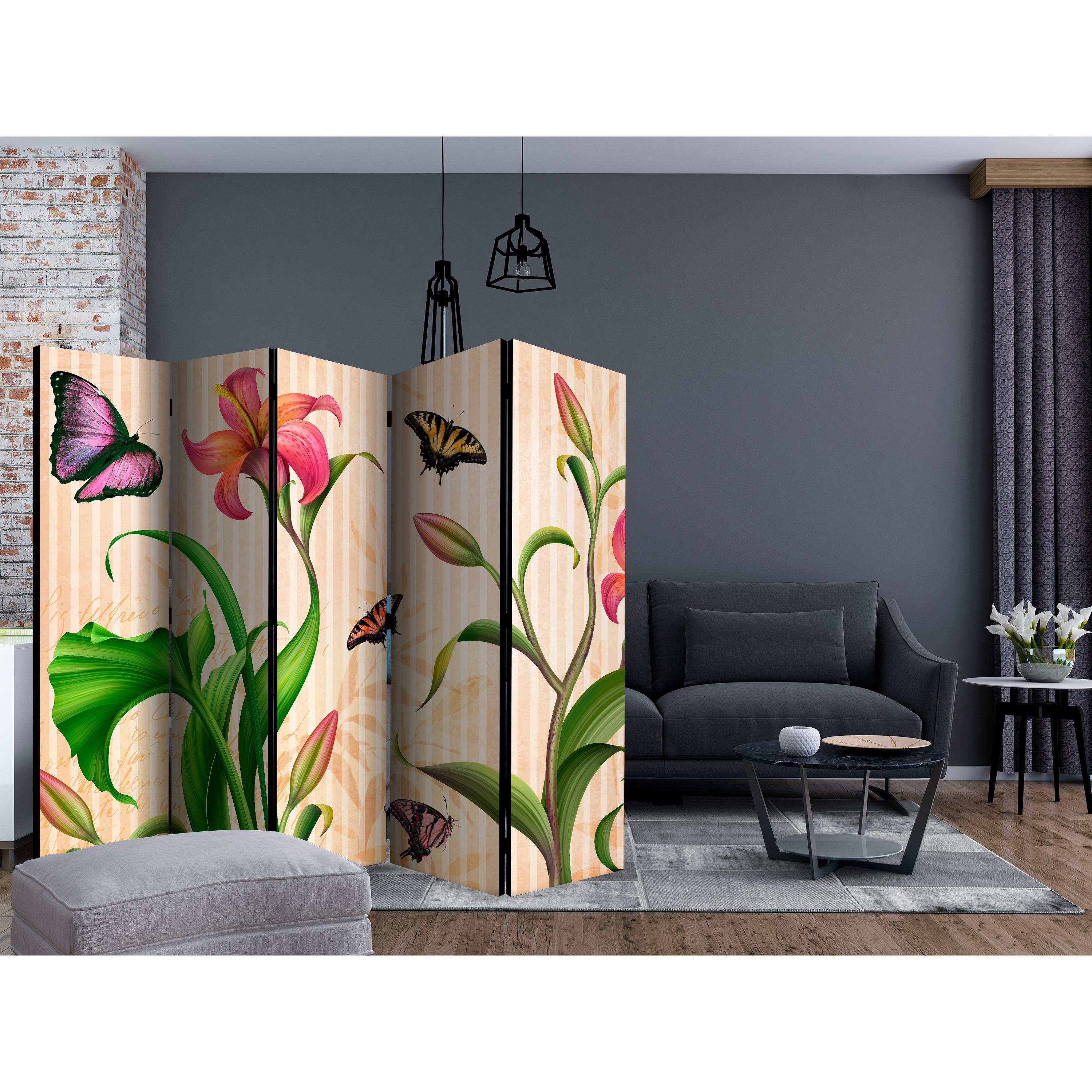 Rumsavdelare Skärmvägg Arkiio Vintage Spring II 225x172 cm
