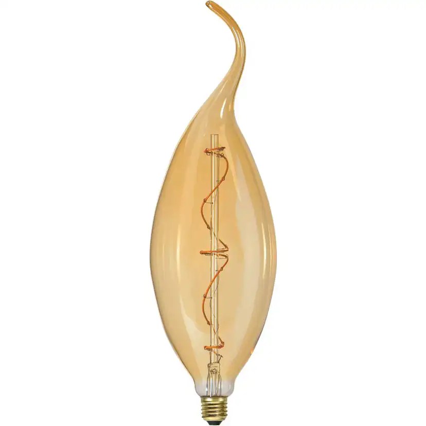 LED-lampa Star Trading Filament E27 C125 Industrial Vintage Dimbar