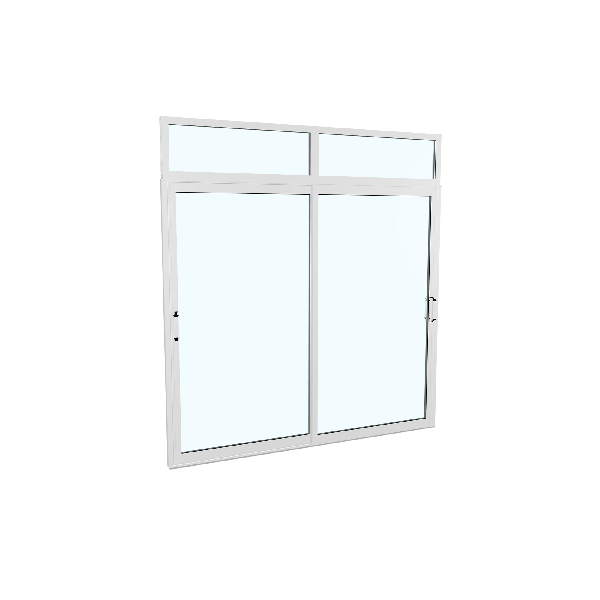 Skjutdörr med Överljus Landskap Robust Året Runt 2-del