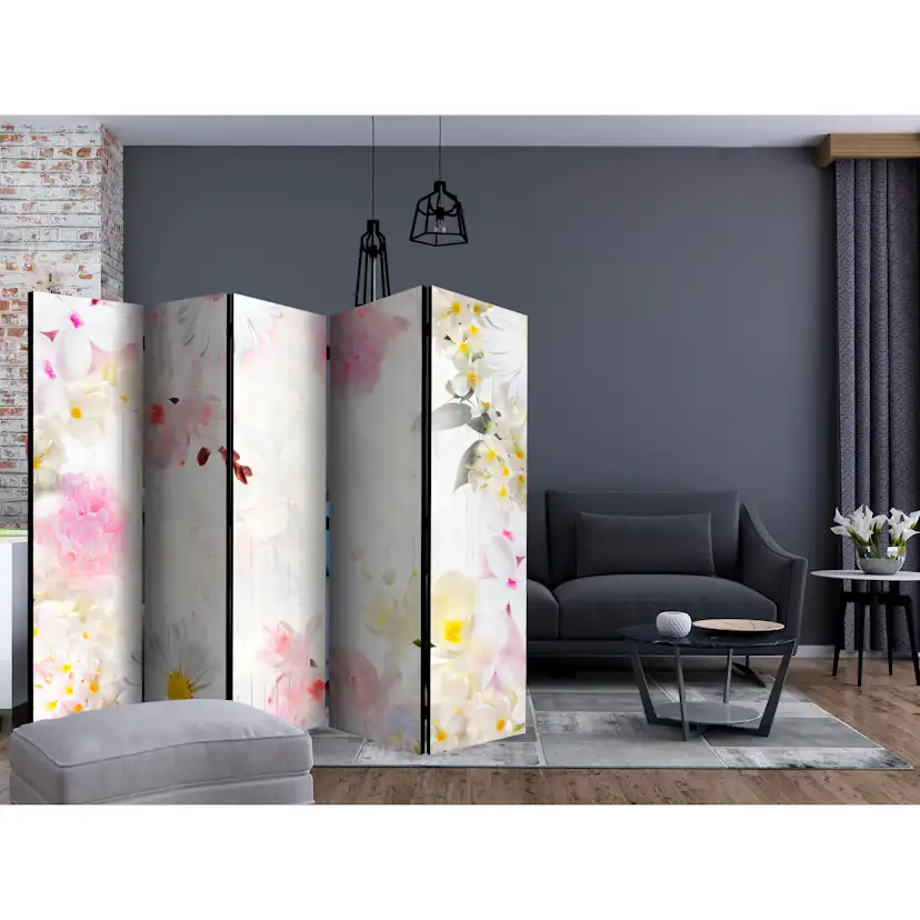 Rumsavdelare Skärmvägg Arkiio The Smell of Spring Flowers II 225x172 cm