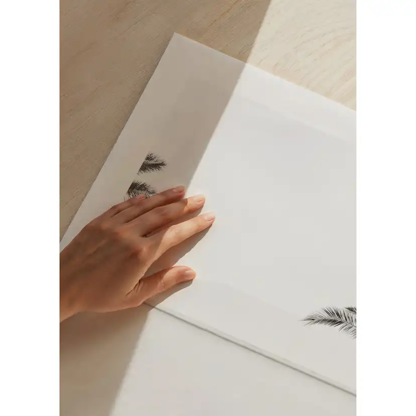 Poster Gallerix Brown Door White Wall