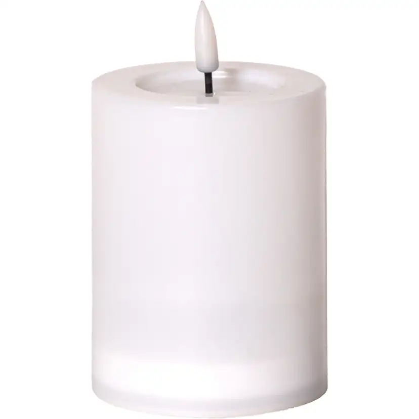 Solcellsljus Flamme Saul Vit 7,5x12,5 cm ww Höjd: 125 Mm