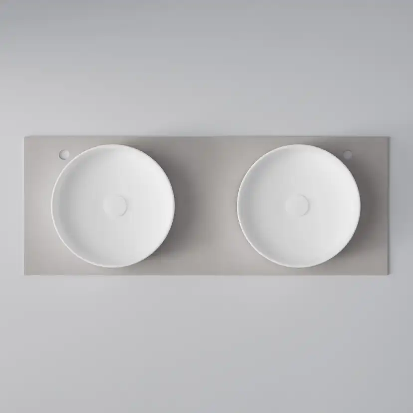 Bänkskiva Flow 120 D,
Raw Concrete,
1208x12x460 mm (BxHxD) Raw Concrete, Bredd: 1208mm