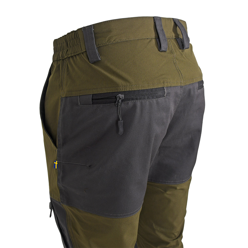 Byxa Woodline Boksund Grön/Grå