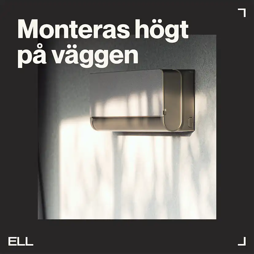Luftvärmepump ELL Front Golden