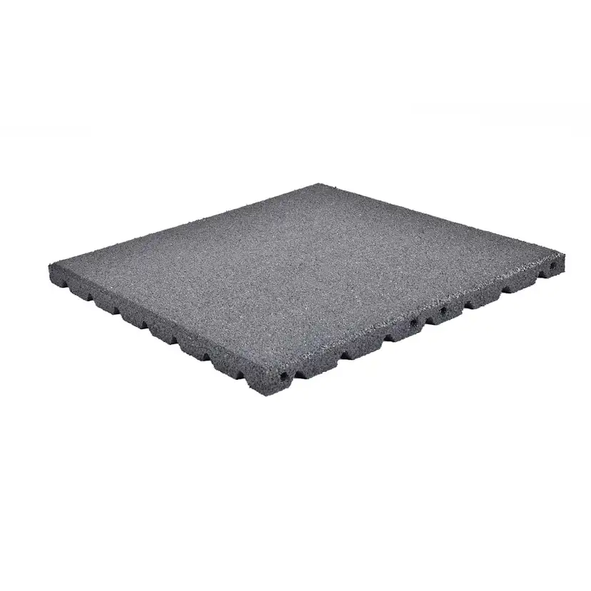 Gummiplatta Nordic Play 500x500x30 Grå