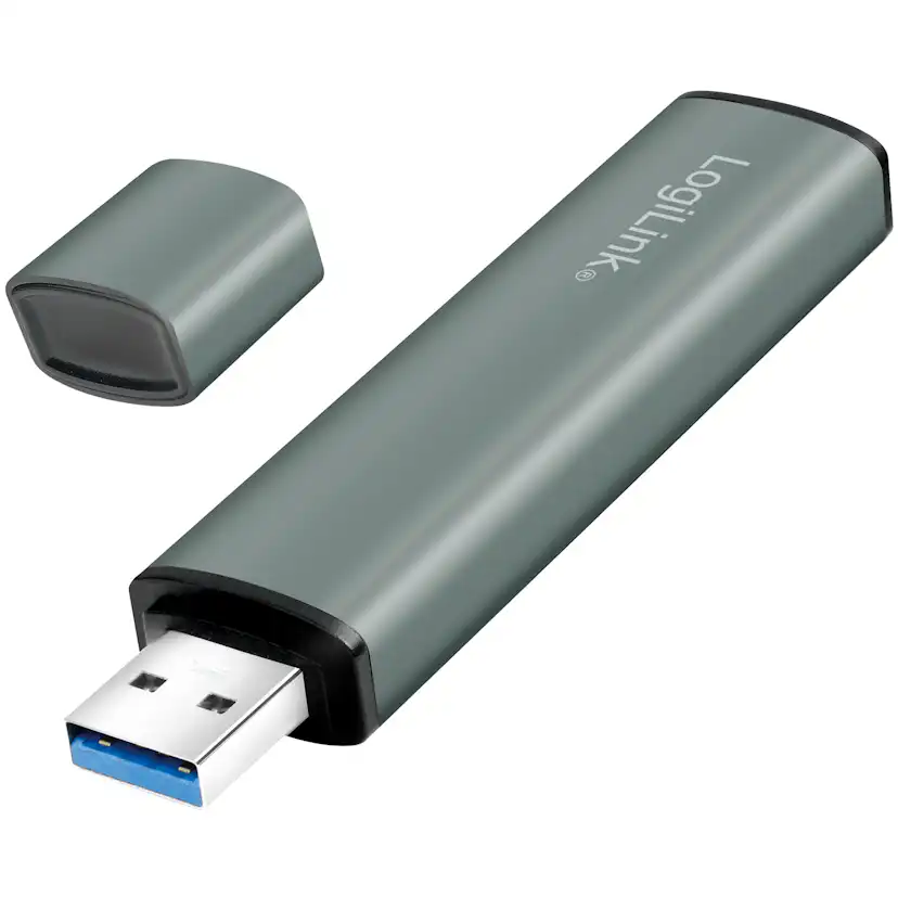 USB-hub LogiLink USB 3.2 Gen2 Minneskortsläsare/USB-A