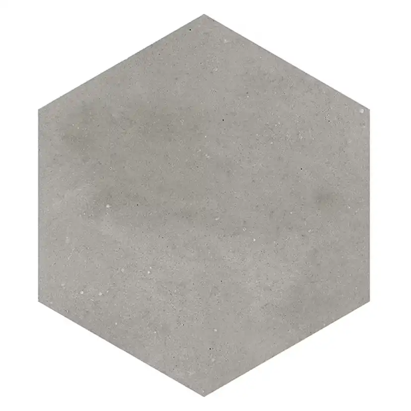 Klinker Vives Hexagono Rift cemento 23x26,6