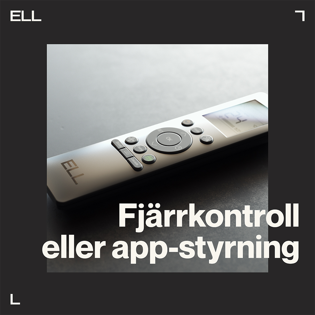 Luftvärmepump ELL Solid Dark