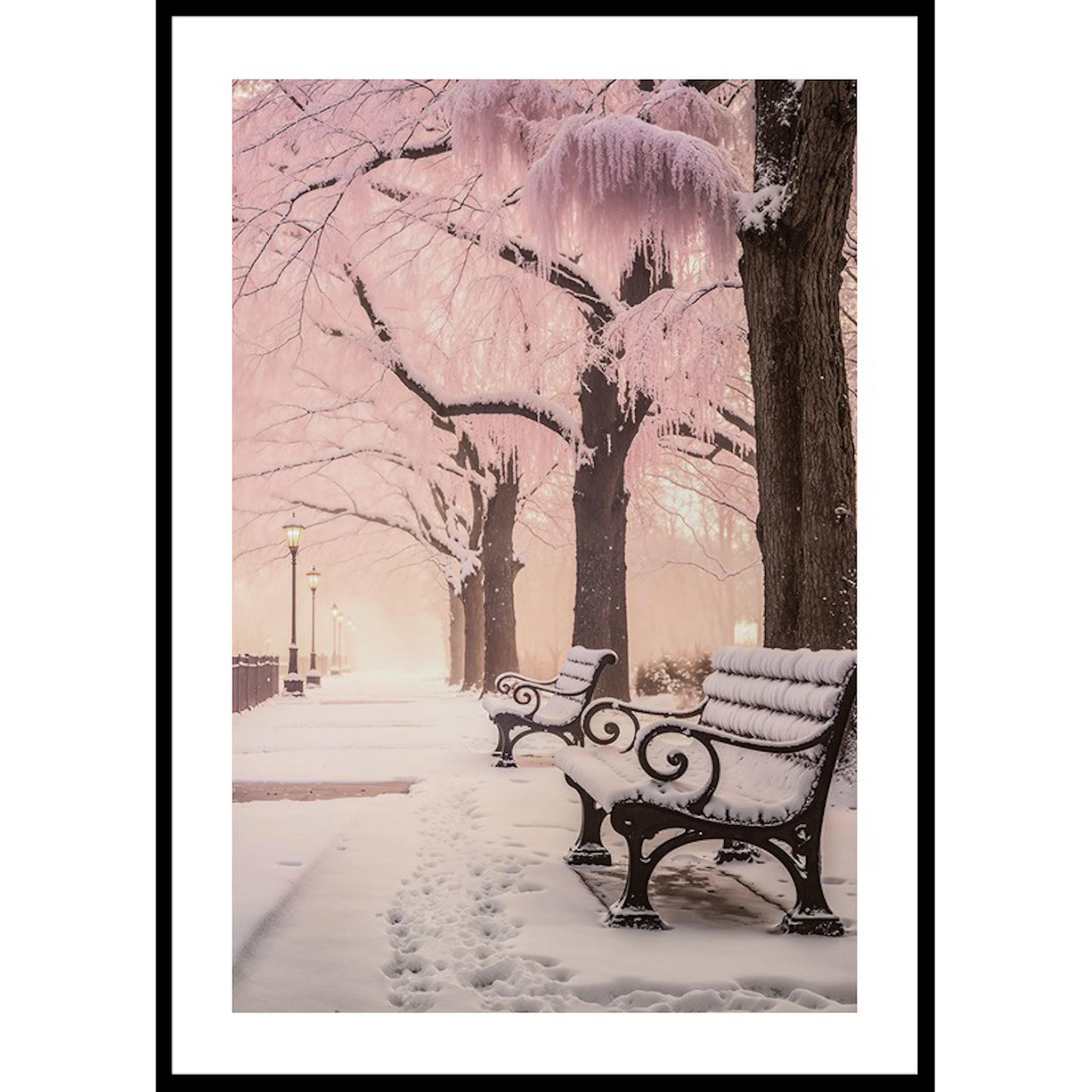 Winter In Pink 70x100 70x100 cm