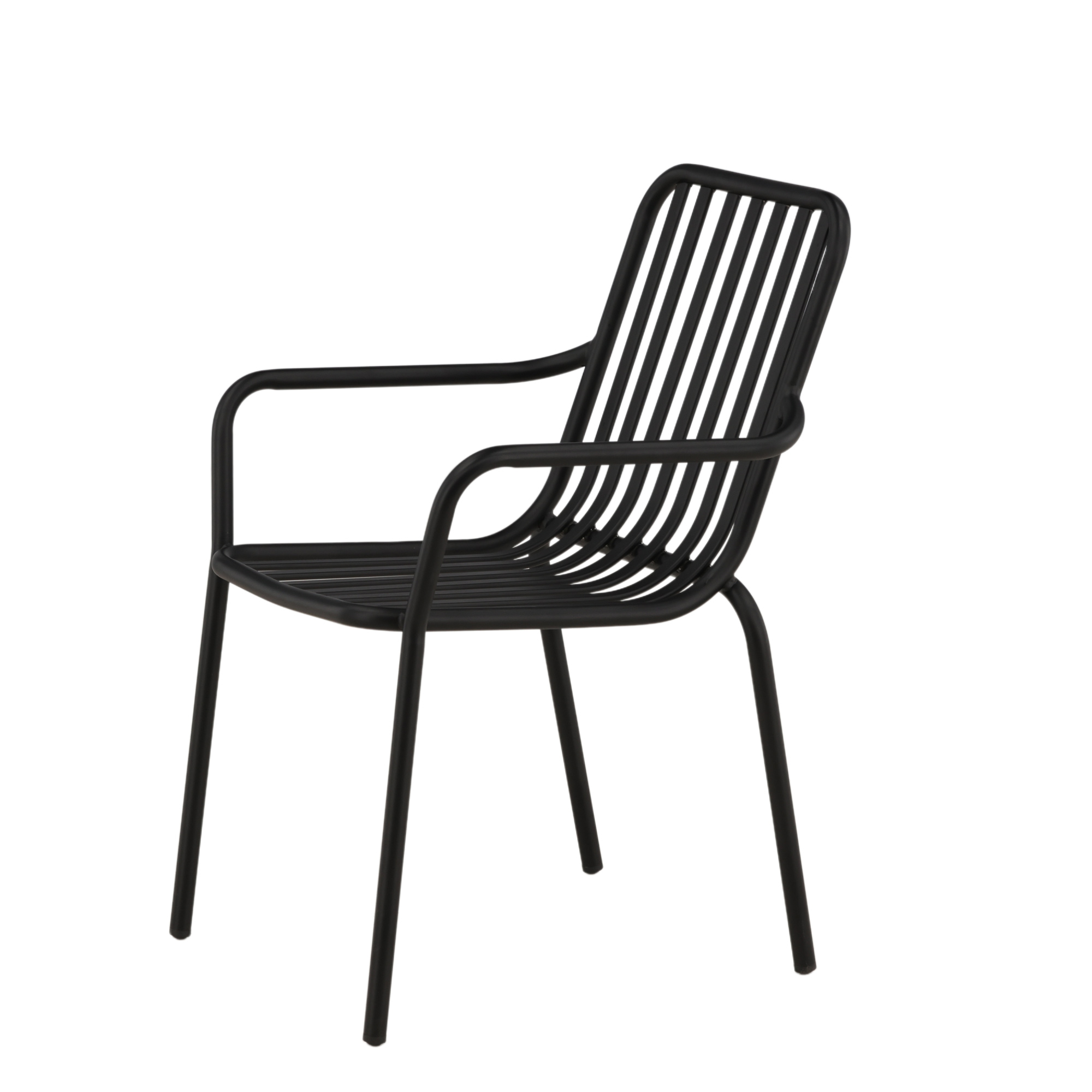 Peking Diningchair Aluminium - Black /    55*60,5*87 Svart
