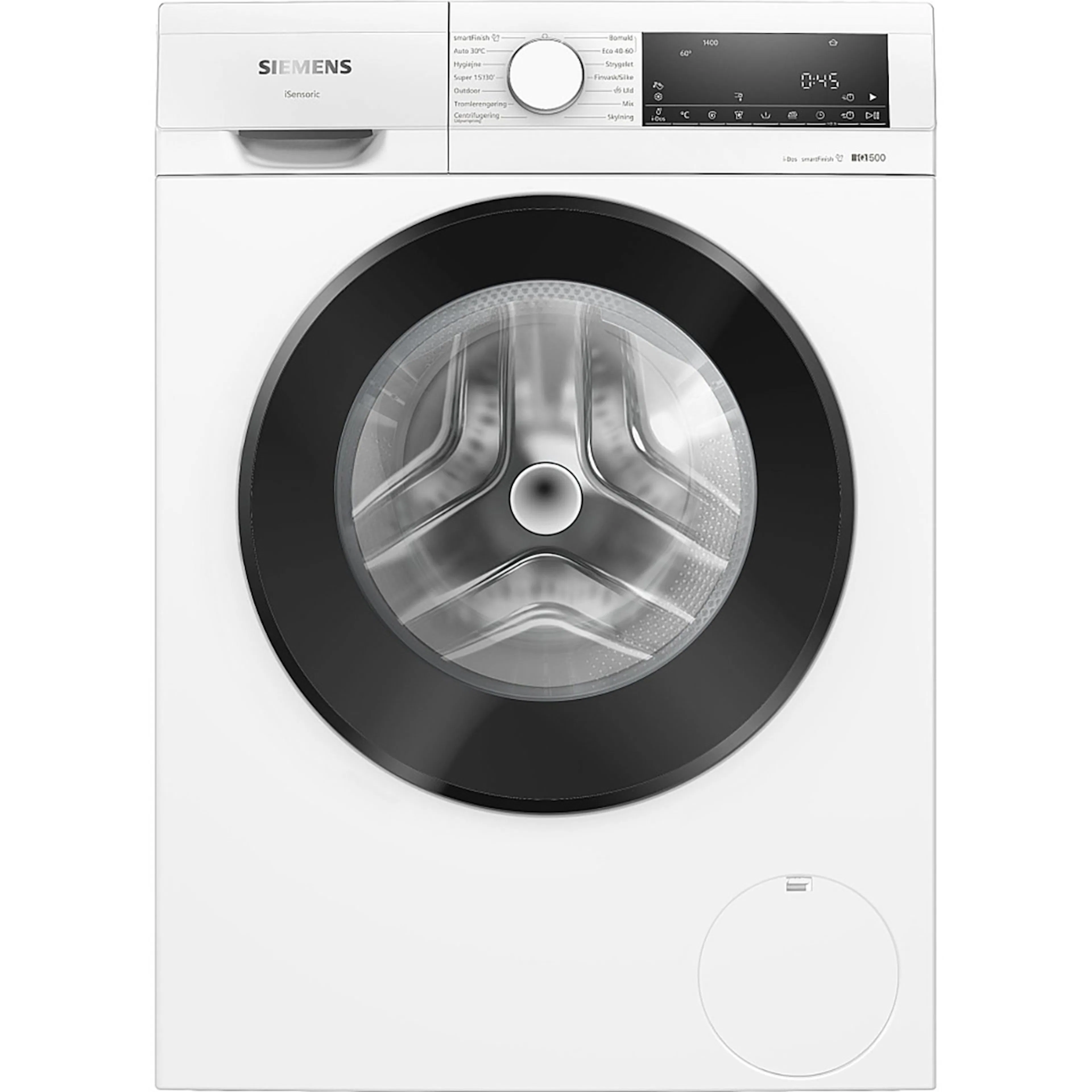 Frontmatad Tvättmaskin Siemens WG44G2FWDN iQ500 Vit med Doseringsystem