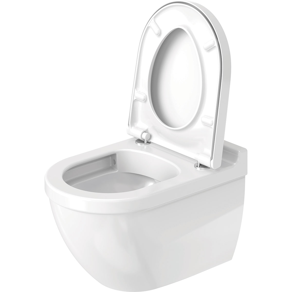 Vägghängd Toalettstol Duravit Starck 3 252709 Rimless utan Toalettsits