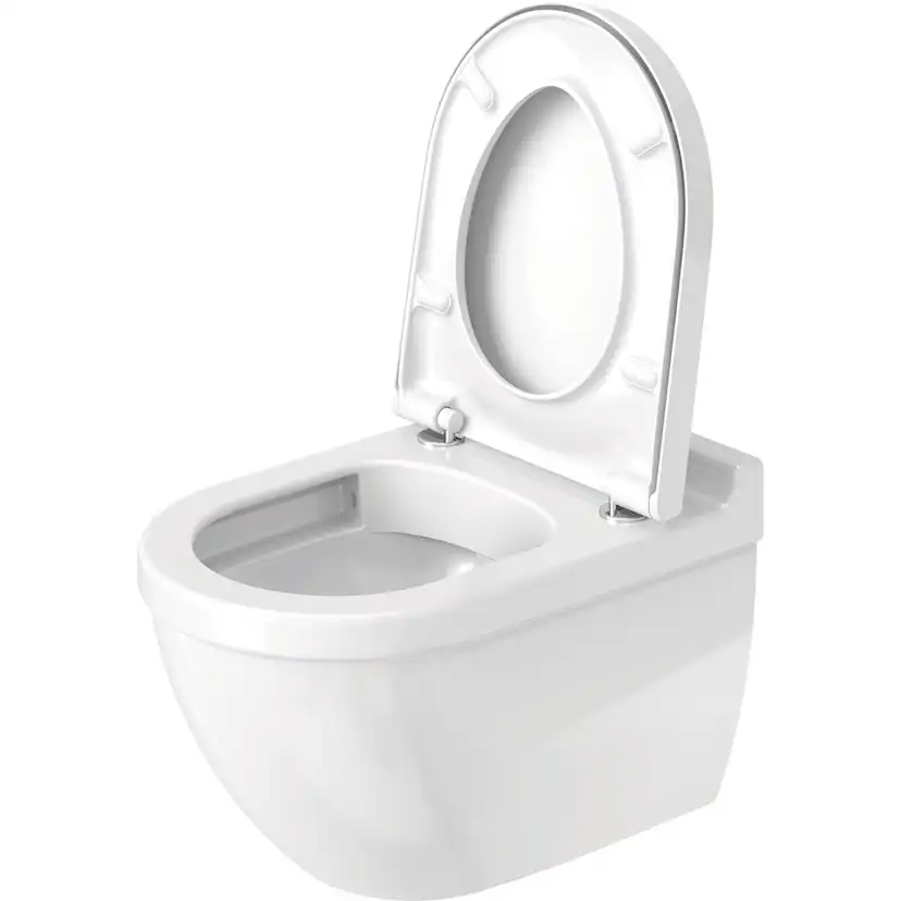 Vägghängd Toalettstol Duravit Starck 3 252709 Rimless utan Toalettsits