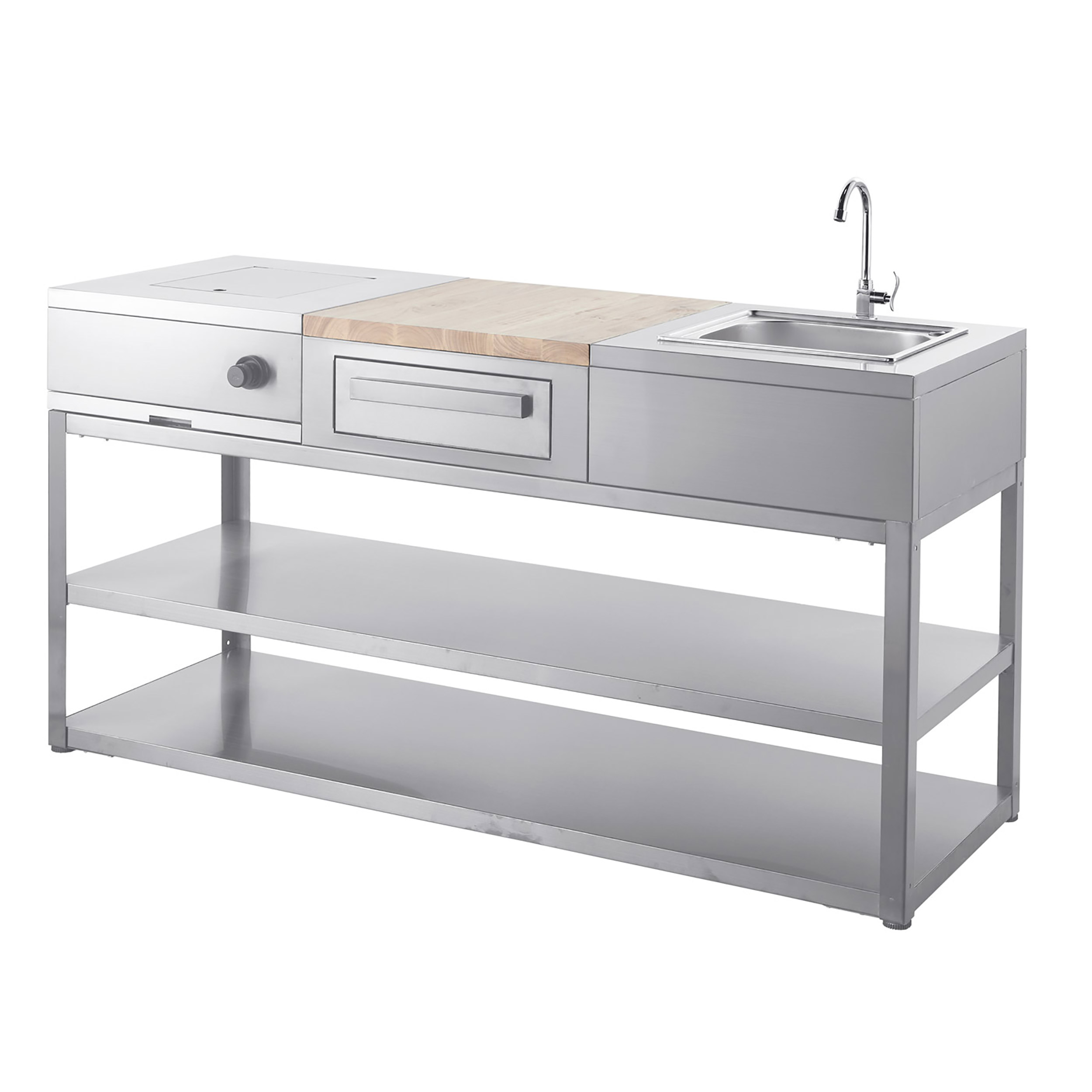 Basmodul MyOutdoorKitchen Nordic Line 180 cm för 3 moduler