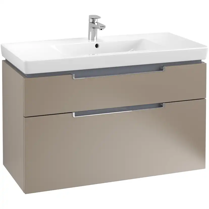 Tvättställsskåp Villeroy & Boch Subway 2.0 med 2 Lådor för Skåpstvättställ