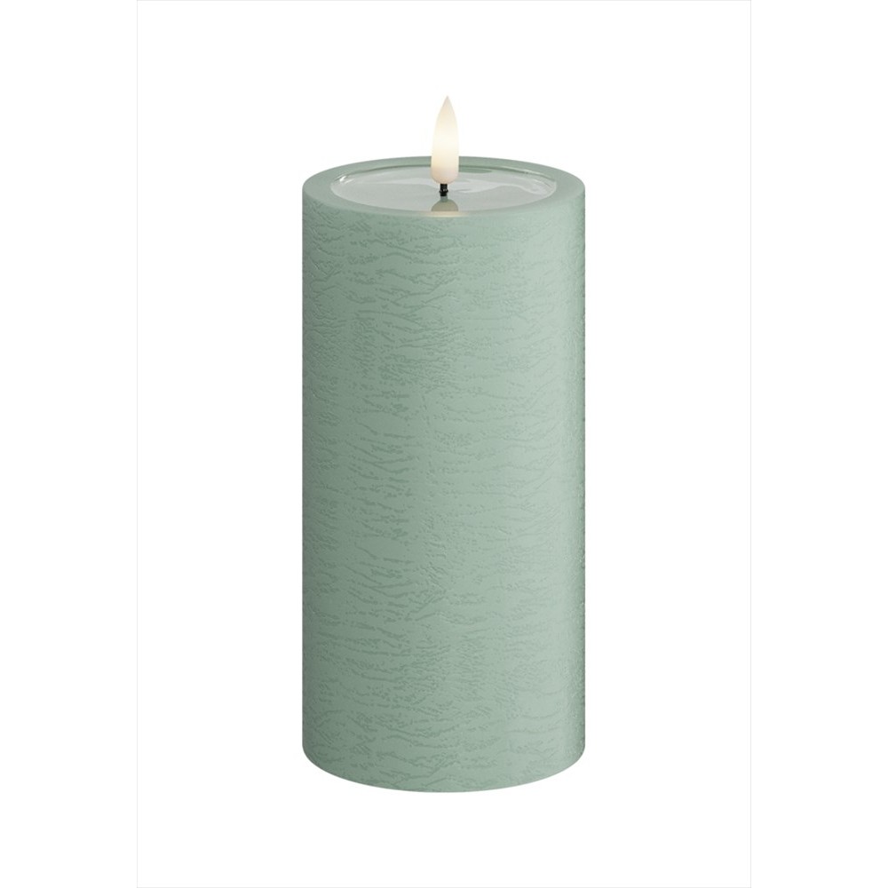 LED-Blockljus UNIQUE Candles 7,5x15 cm