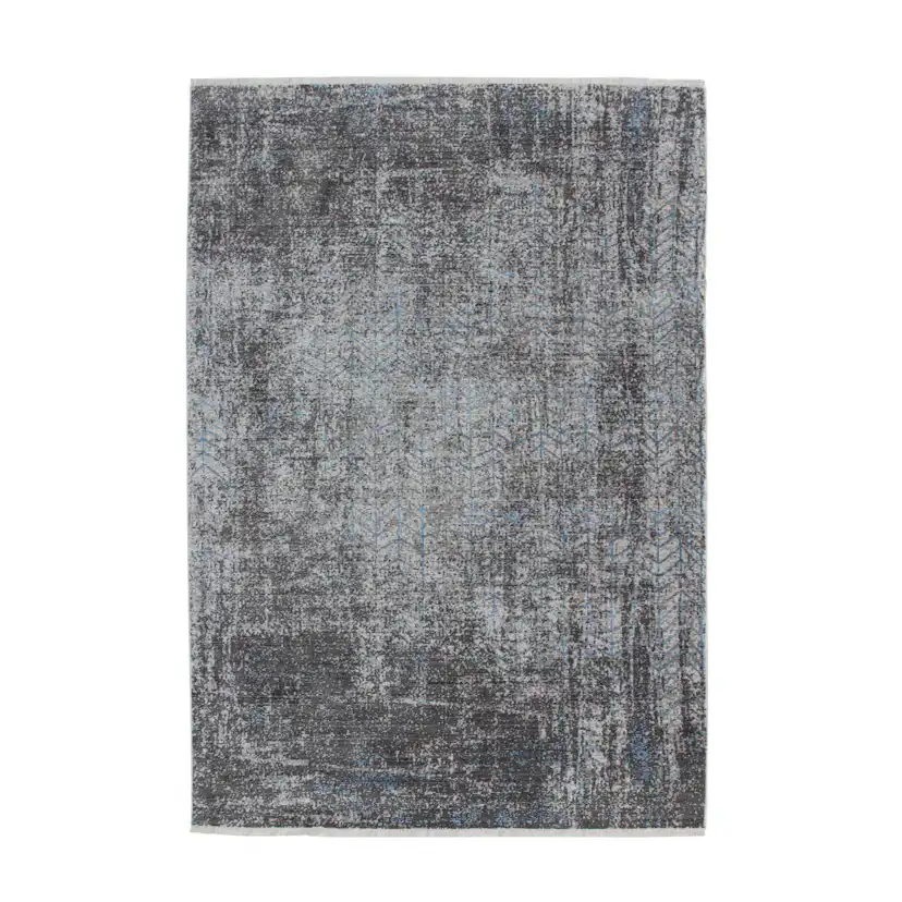 Flatvävd matta D-sign Blooms Dio Grå/Turkos