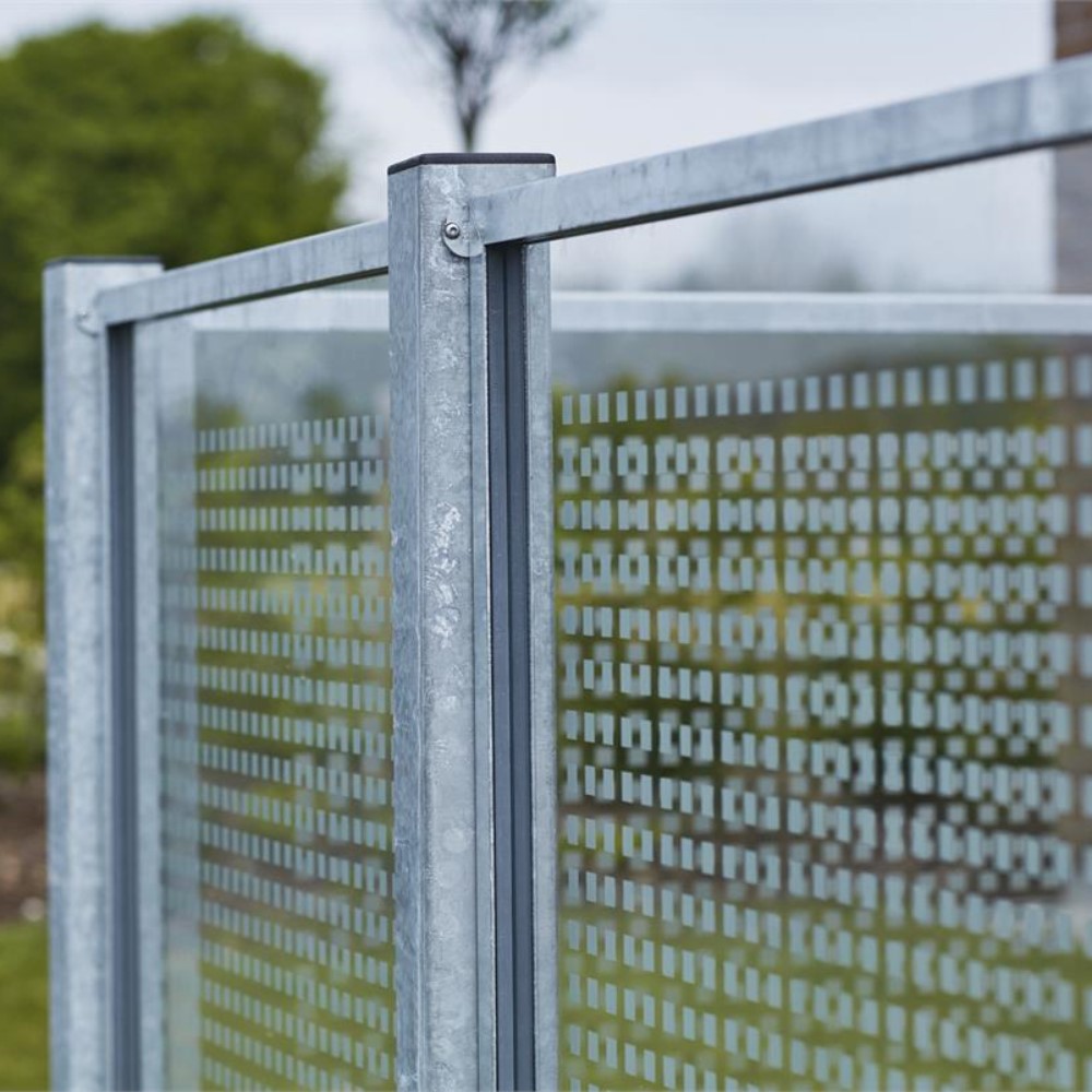 Skärmmodul PLUS Cubic Glas Mönstrat 90x90
