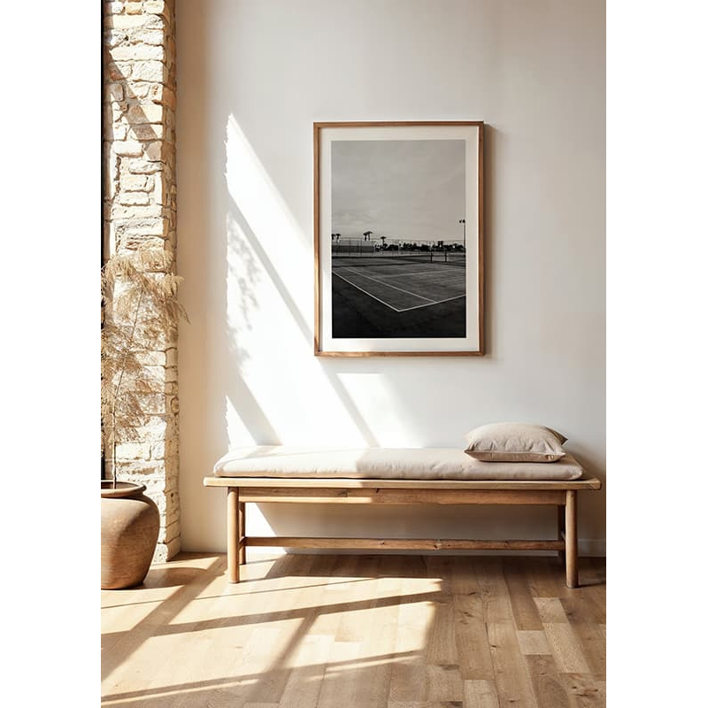 Poster Gallerix Tennis Court B&W