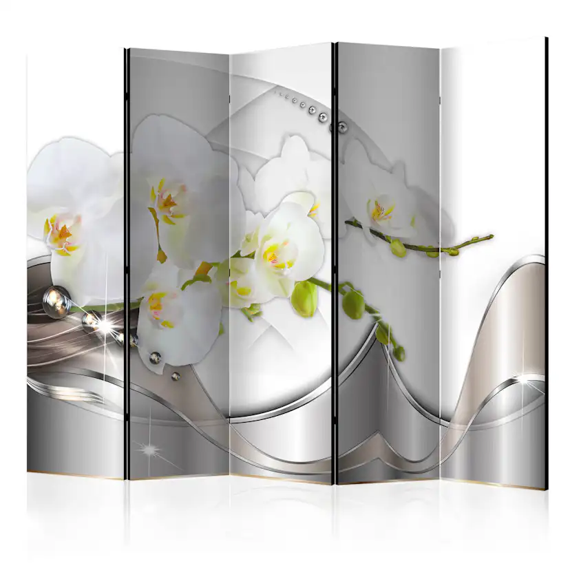 Rumsavdelare Skärmvägg Arkiio Pearl Dance of Orchids II 225x172 cm