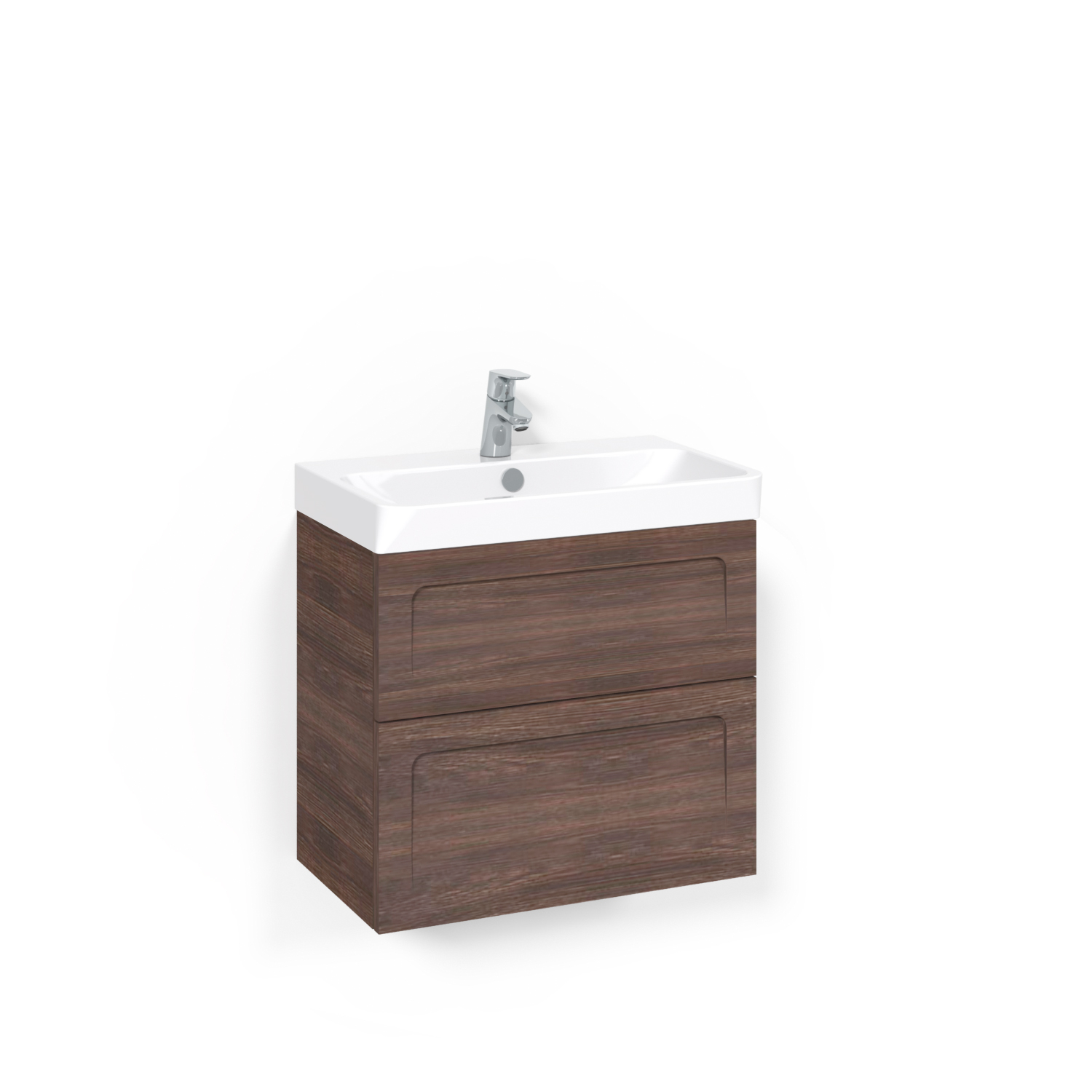 Crown Kommod 60x35 Brun Ask Shape Light Bredd: 600 mm, Brun Ask, Rundad kant