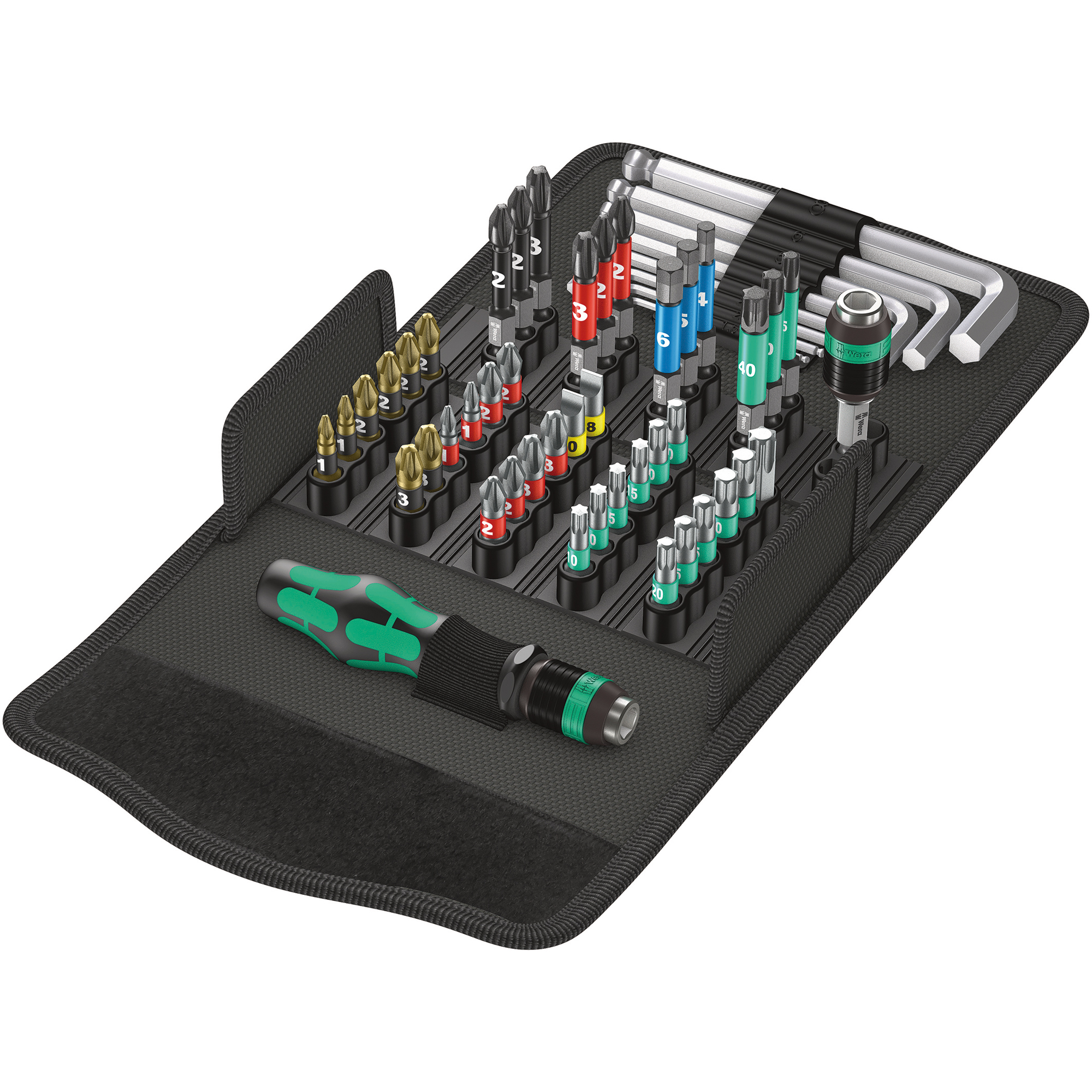 Bitssats Wera Kraftform Kompakt 100 52 Delar