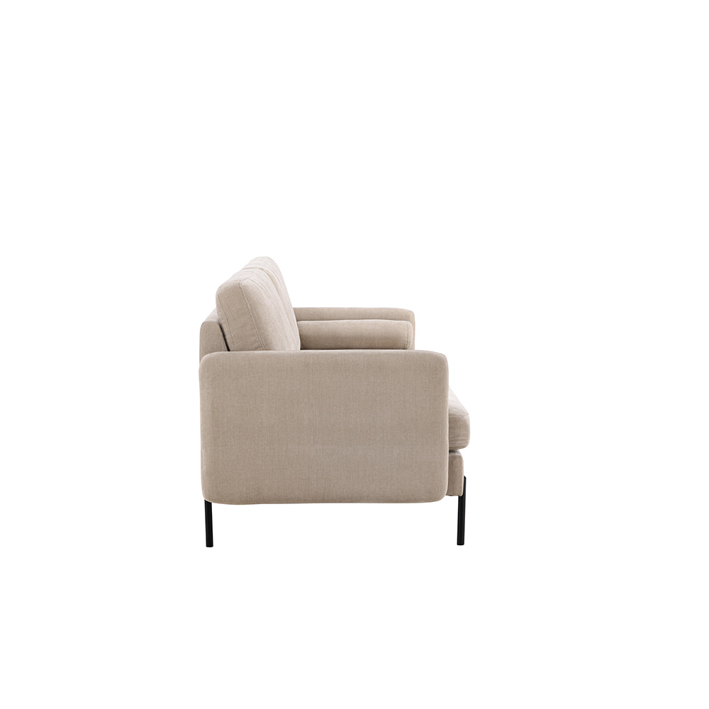 Antibes 2-seat sofa - Beige Fabric Beige