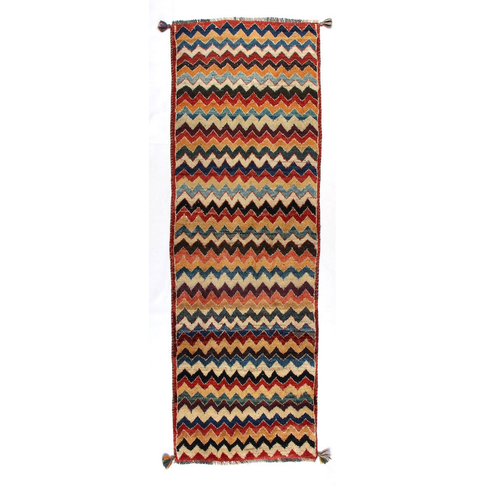 Persisk Matta Arkiio Gabbeh Shiraz Flerfärgad 74x231